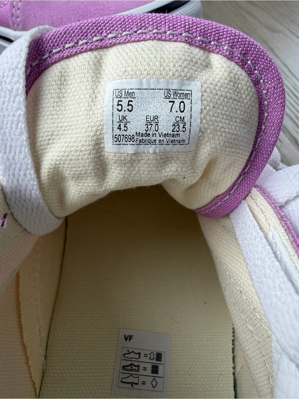 Vans Pink Old Skool Low-Top Sneakers. New. Women’s size 7.0. (No box) - Picture 6 of 6